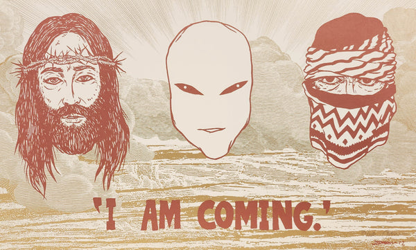 I Am Coming - 73/100 on Cream Stock