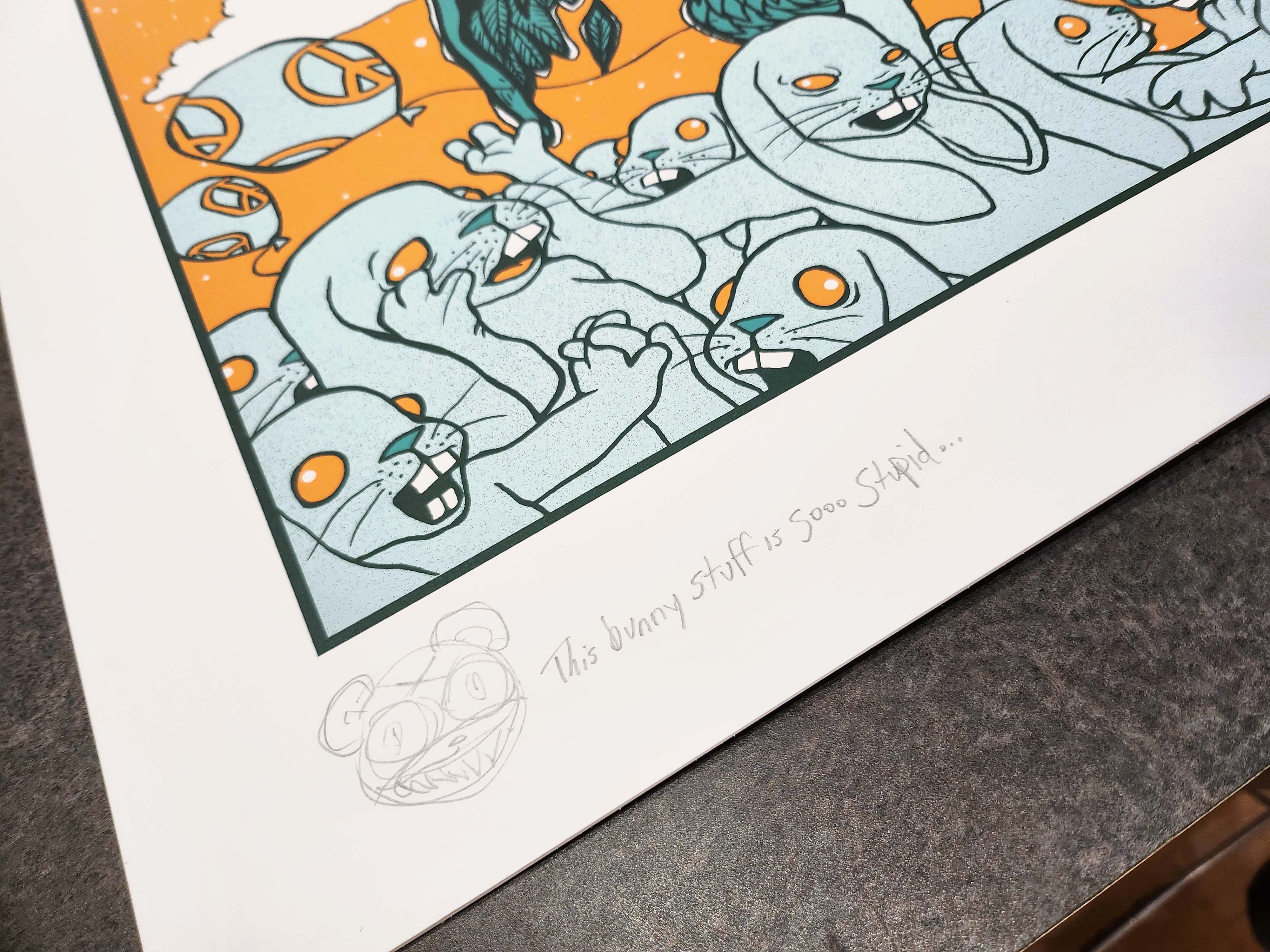 I Have Decided To Love Everyone - 151/200 w/ Remarque on White