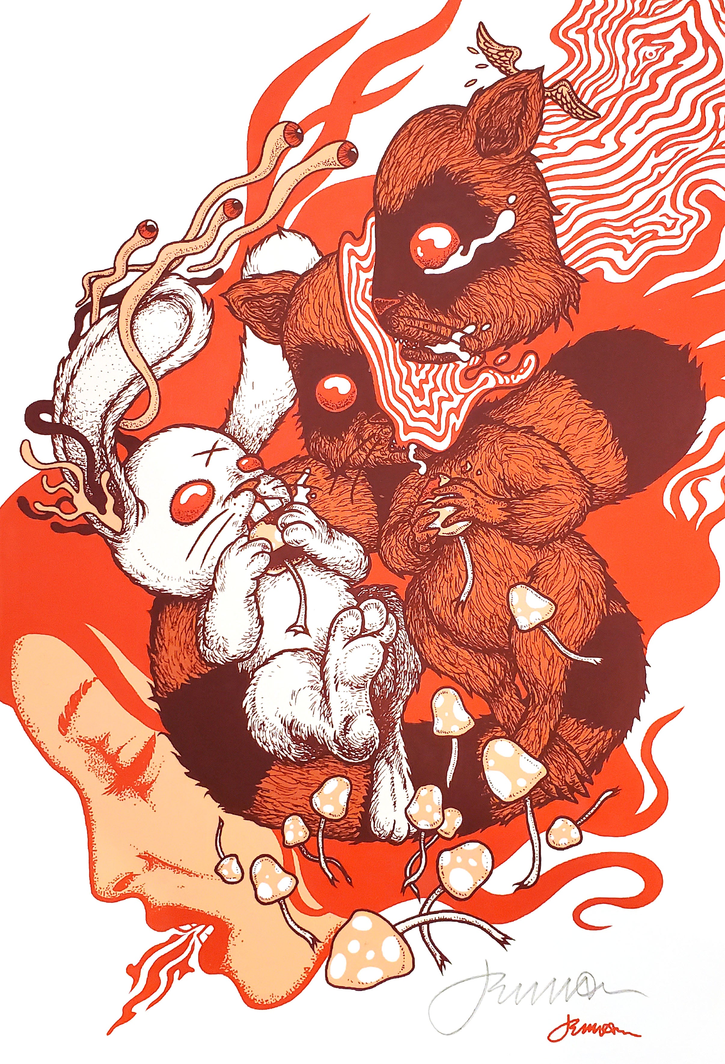 Don't Lose Your Head - White (Ween Graphic)