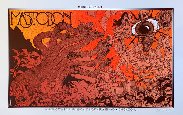 Mastodon - Chicago 2019 76/135 - White