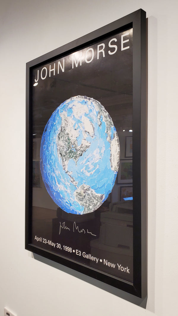 Money Globe - signed show poster 1998