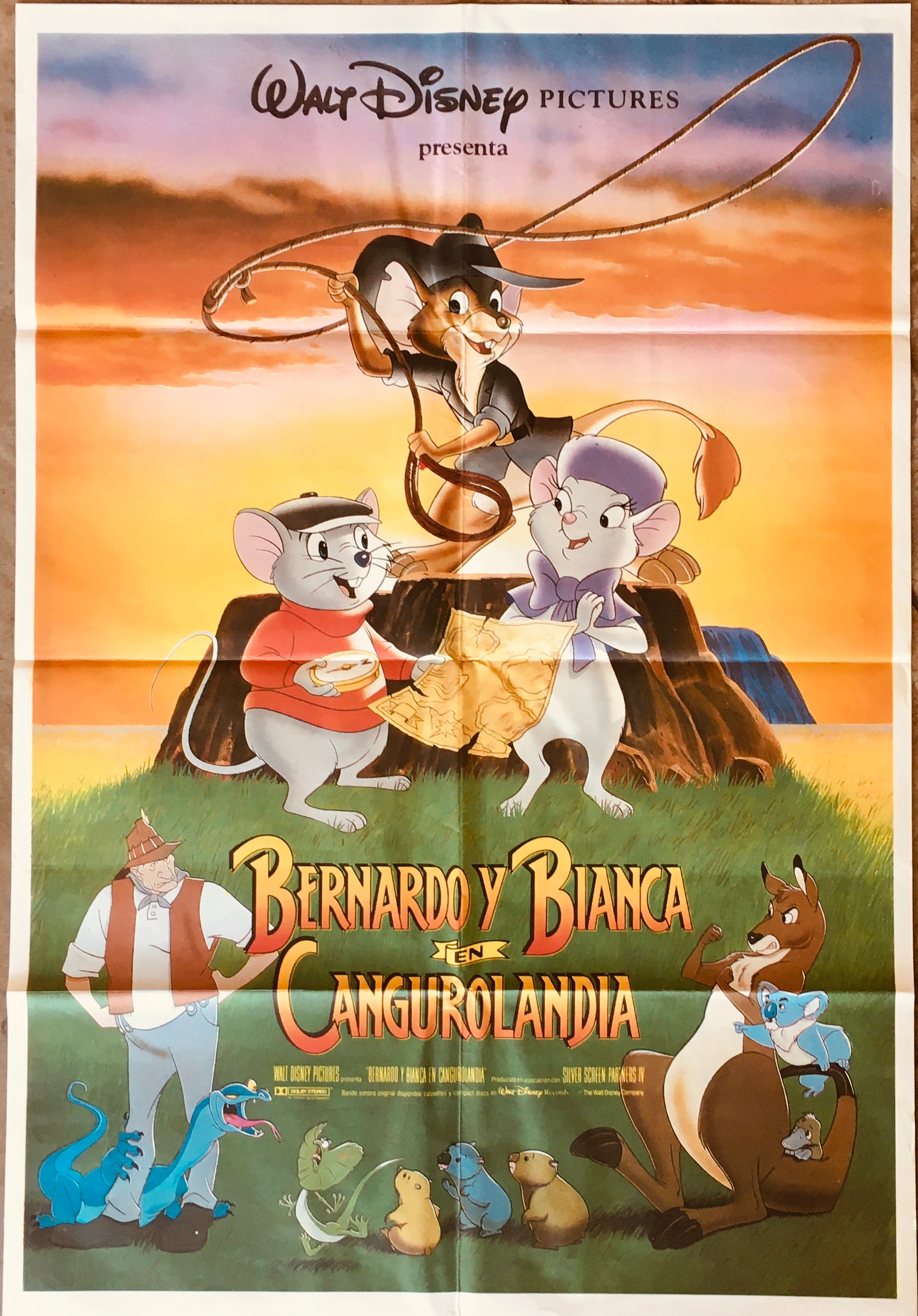 the rescuers down under poster