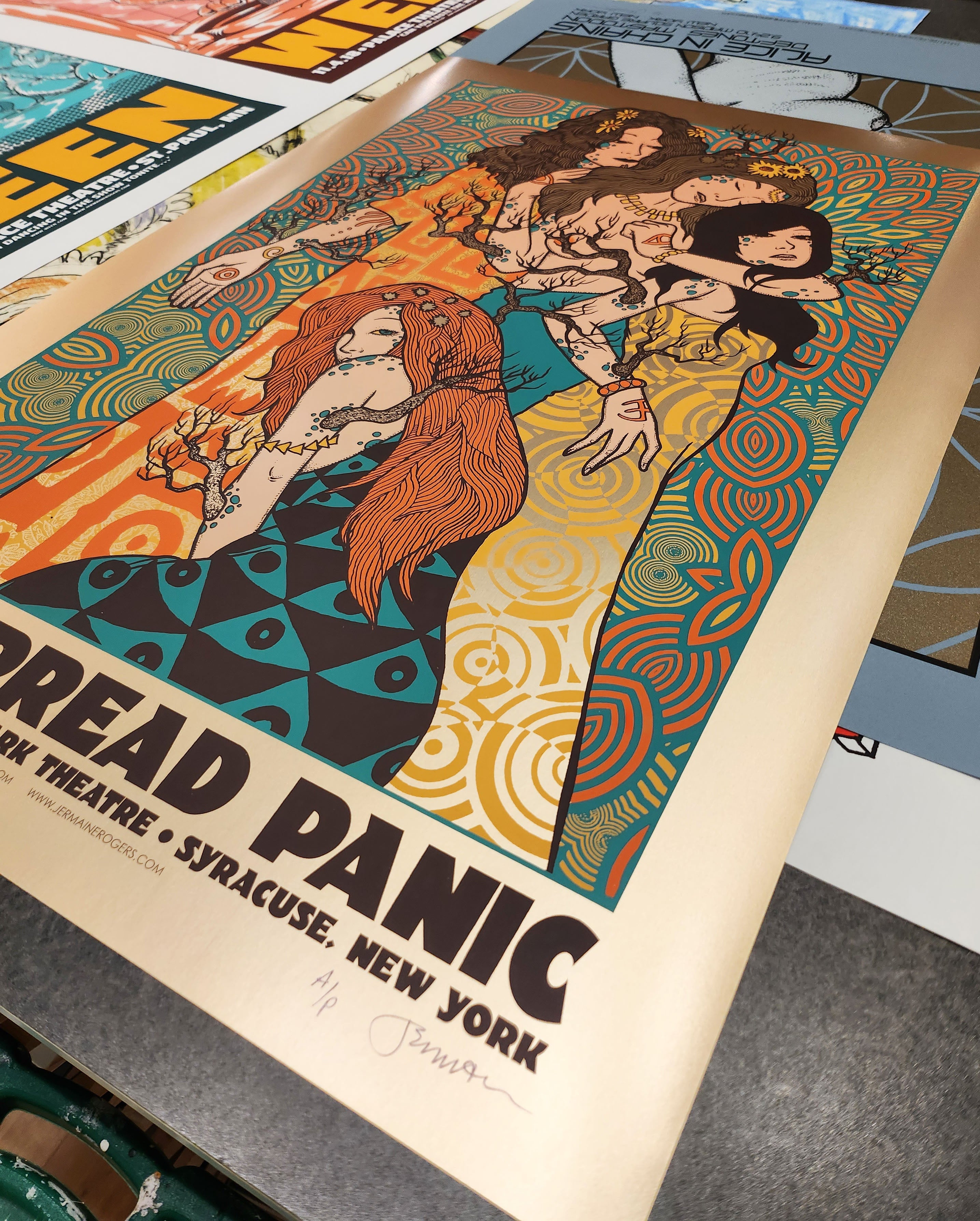 Widespread Panic Syracuse, NY 11.14.13 - RARE A/P - Gold Stock