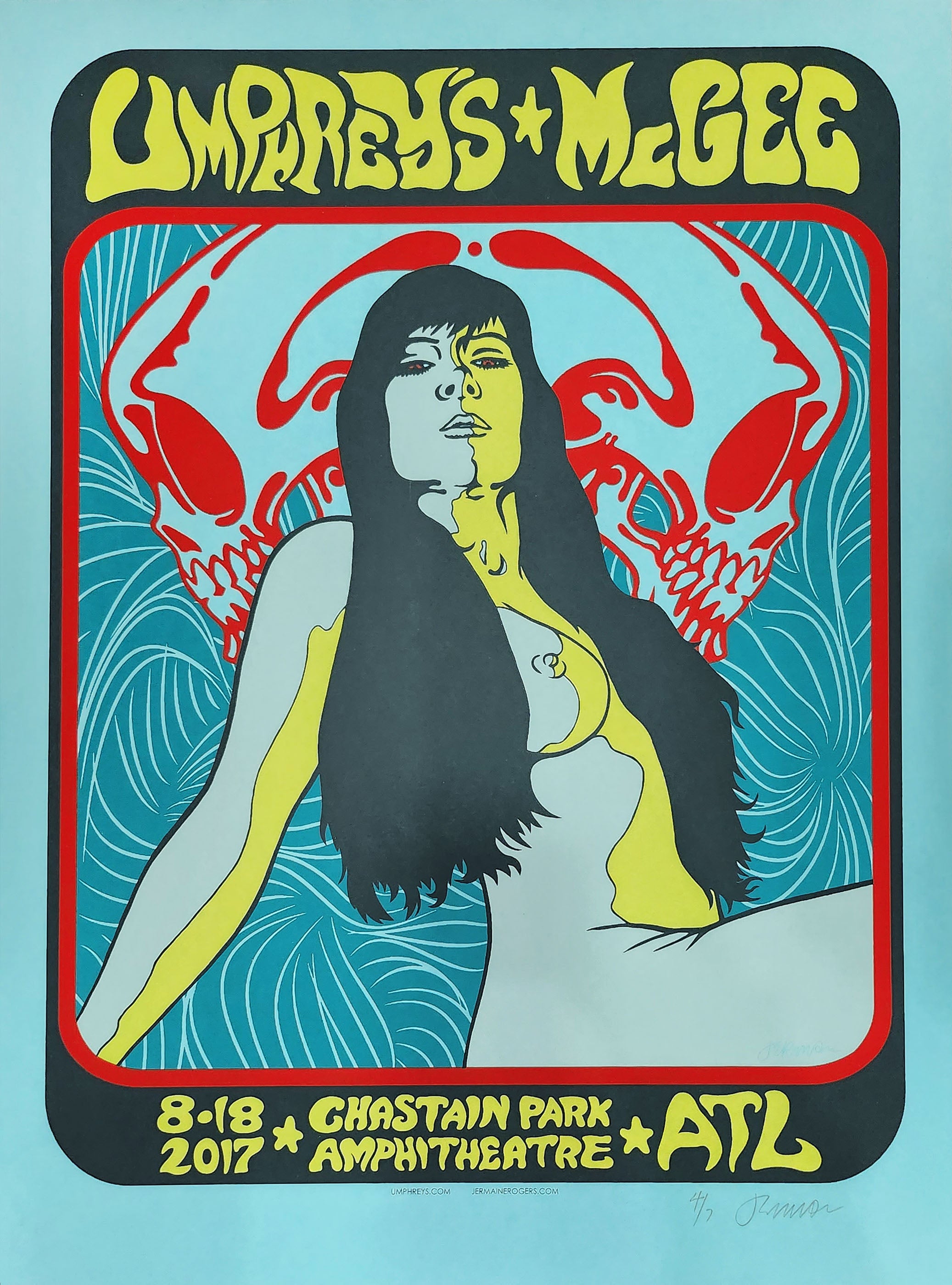 Umphrey's McGee Atlanta, GA 8.18.17 - RARE 4/7 - Blue Raspberry