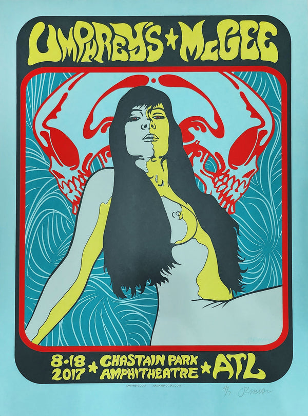 Umphrey's McGee Atlanta, GA 8.18.17 - RARE 4/7 - Blue Raspberry