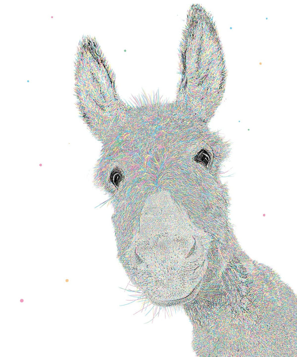 Graham Atwell (aka Atty) digital artwork of a donkey.