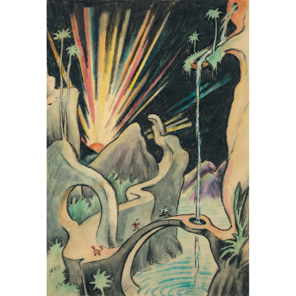 Waterfall 88/850 - FRAMED