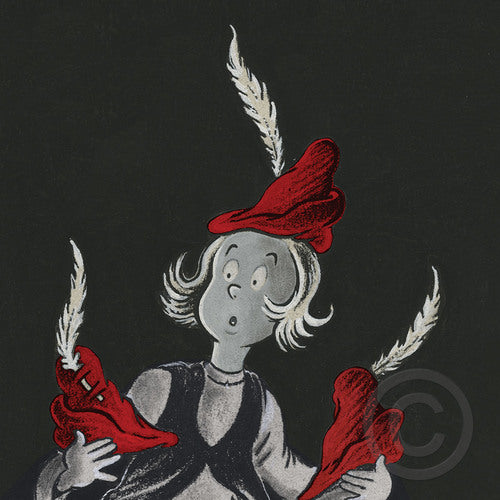 500 Hats of Bartholomew Cubbins #63 - Framed