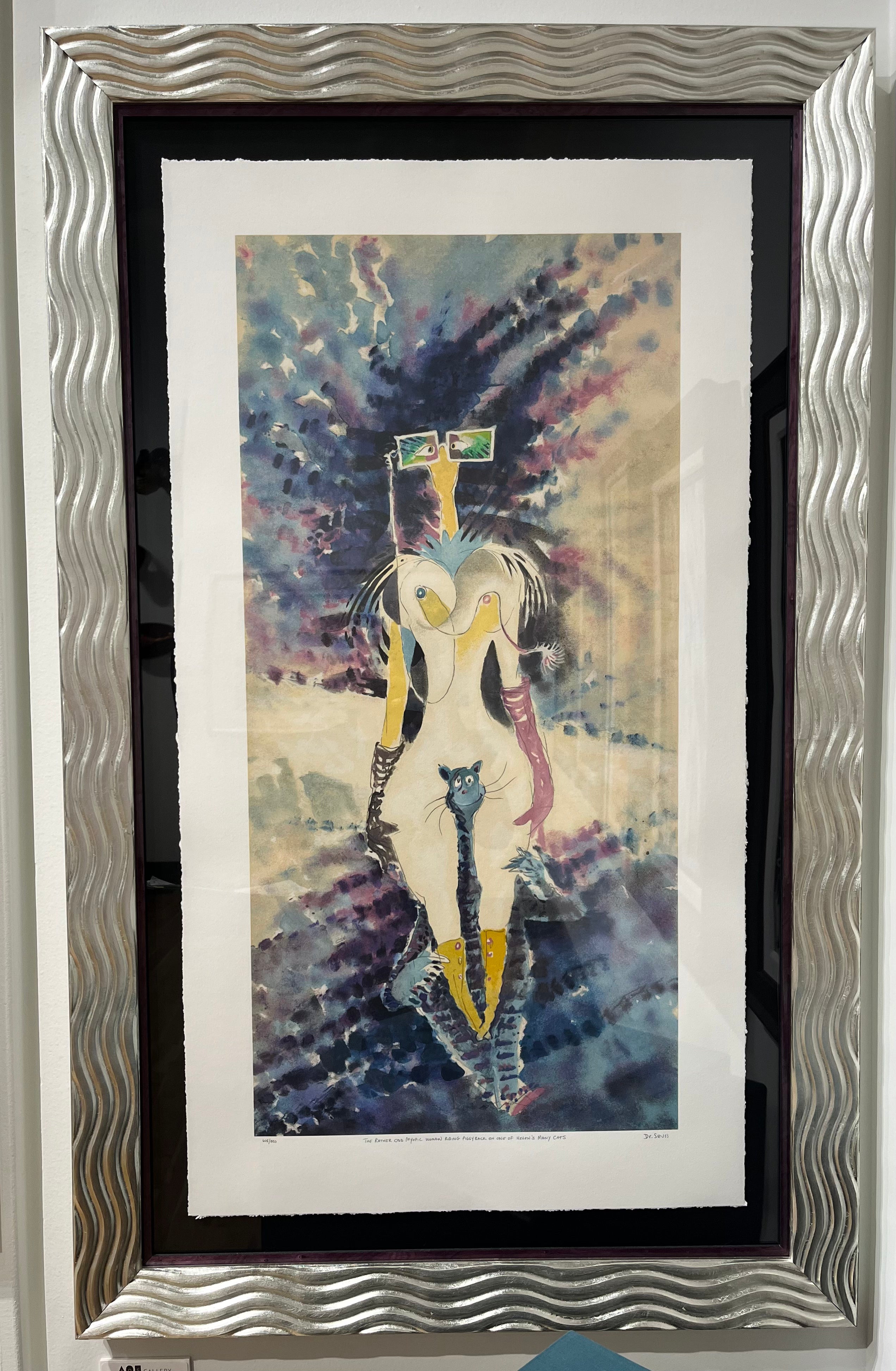 The Rather Odd Myopic Woman 605/850 - Framed