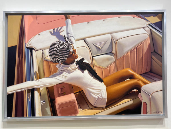 Carrie Graber's artwork custom framed by Ao5 Gallery