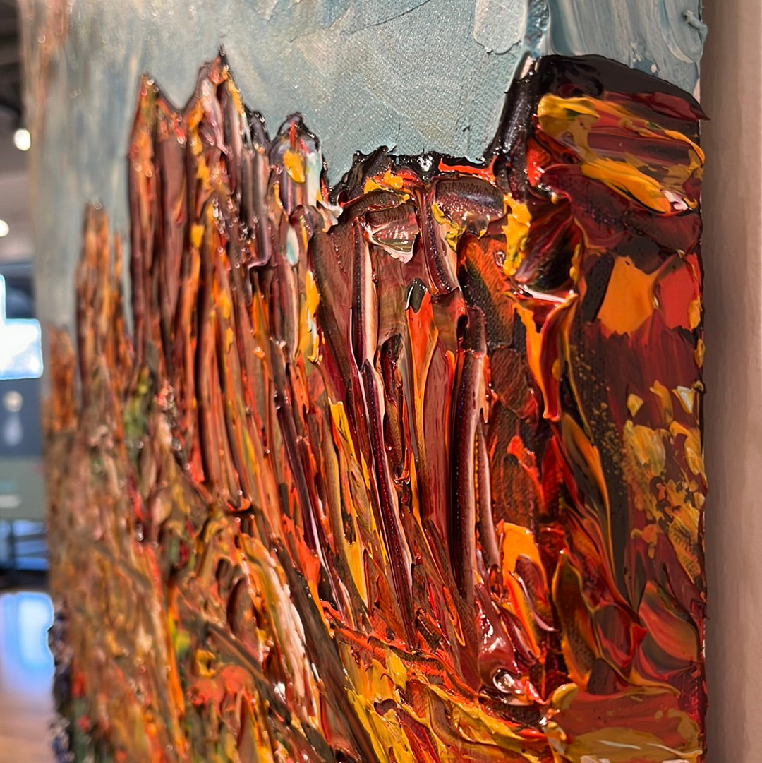 Colorful Sunset on the Summit