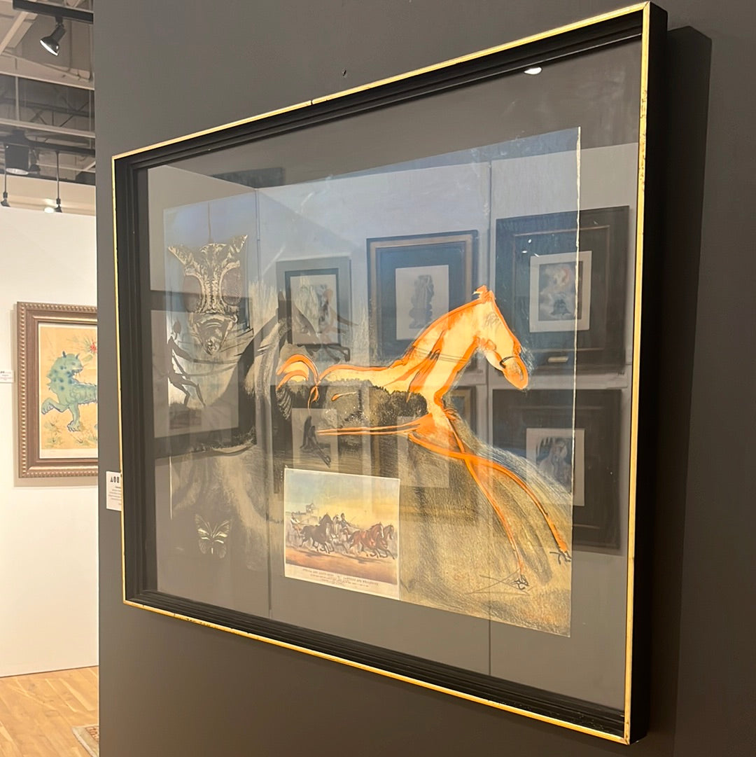 Salvador Dali American Trotting Horse No. 2 Framed