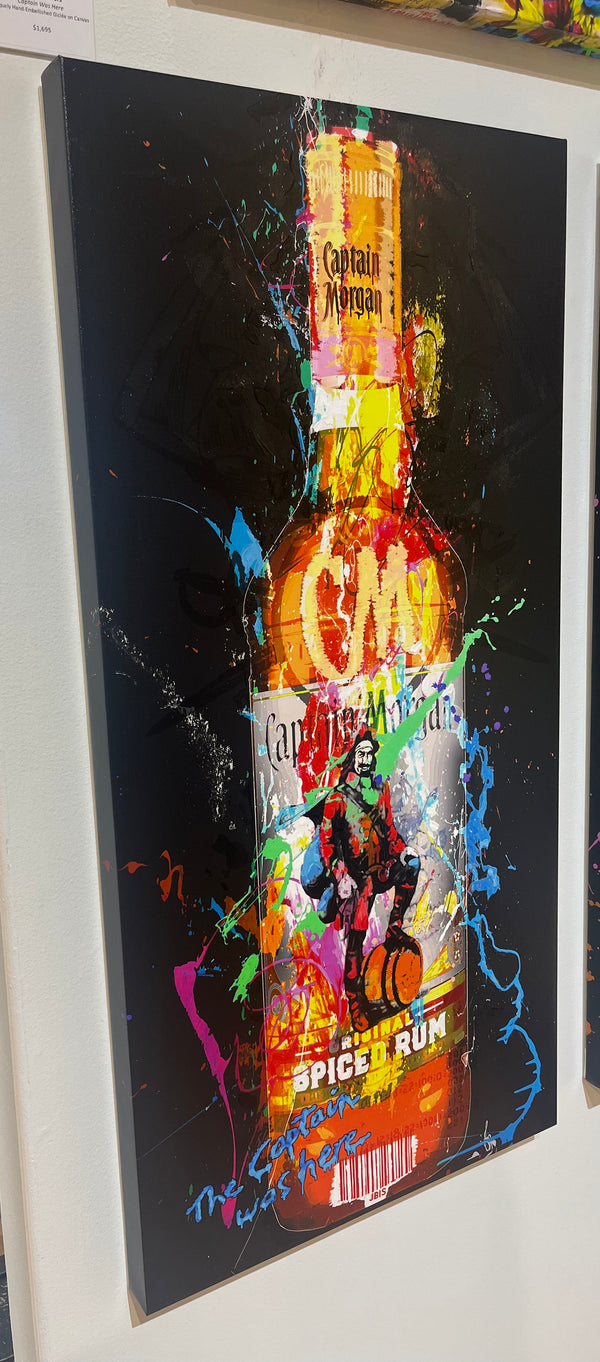 Bisaillon Brothers artwork of Captain Morgan.
