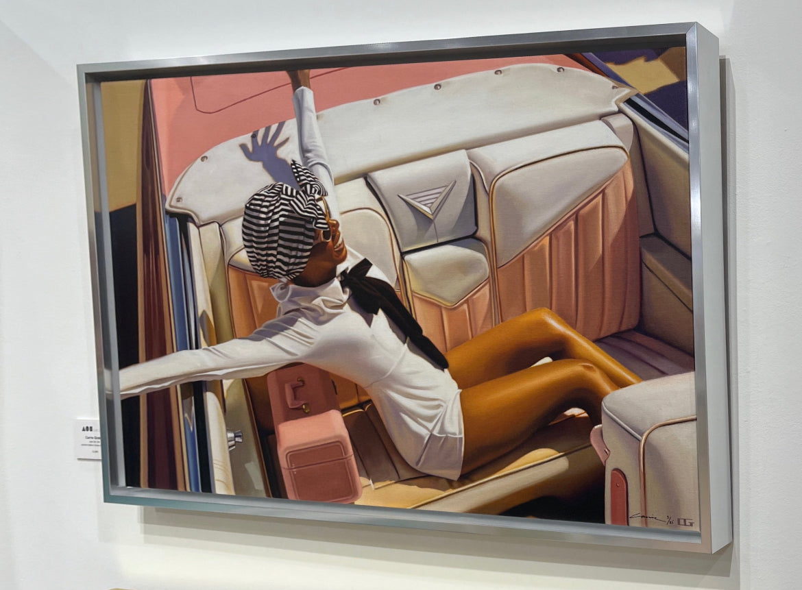 Carrie Graber's artwork custom framed by Ao5 Gallery.