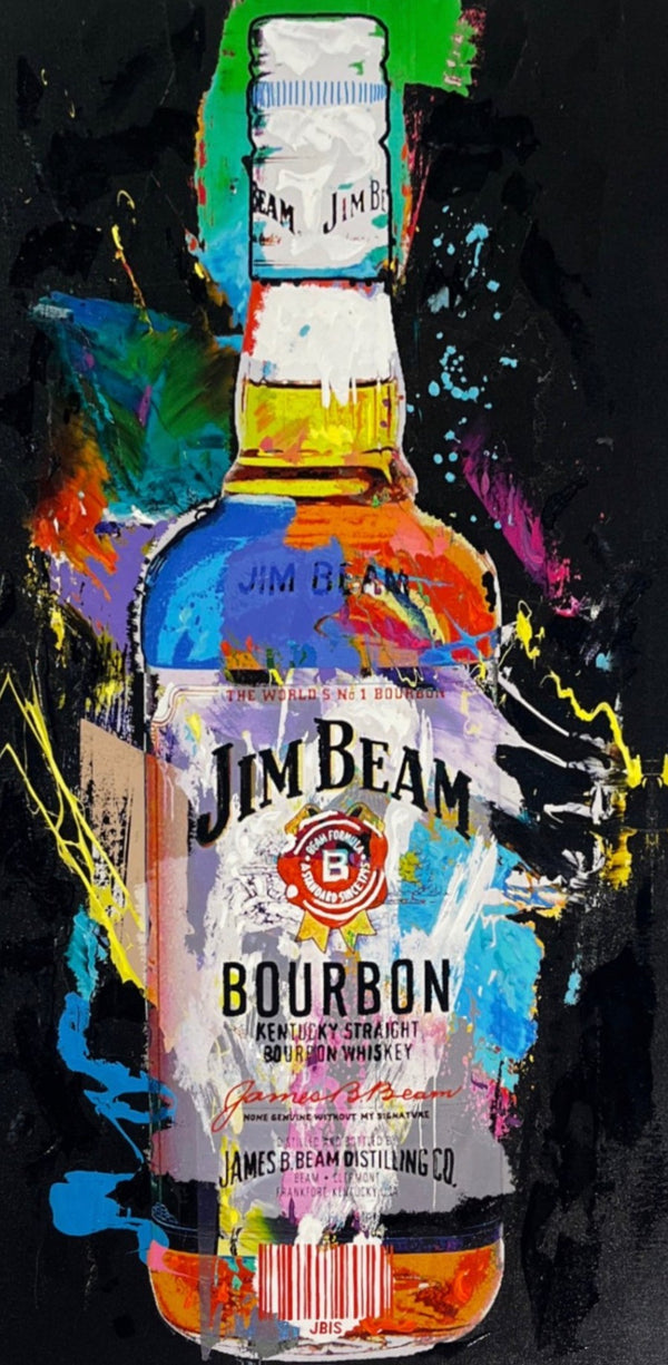 Bisaillon Brothers artwork of Jim Beam.