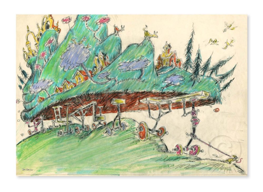 Kid You'll Move Mountains - Concept Drawing - 450/850