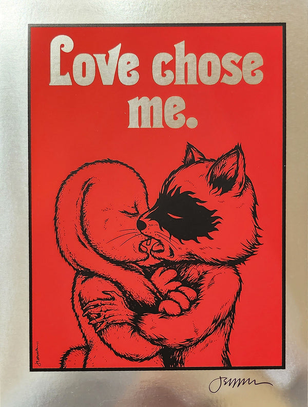 Love Chose Me - Silver Foil - RARE!