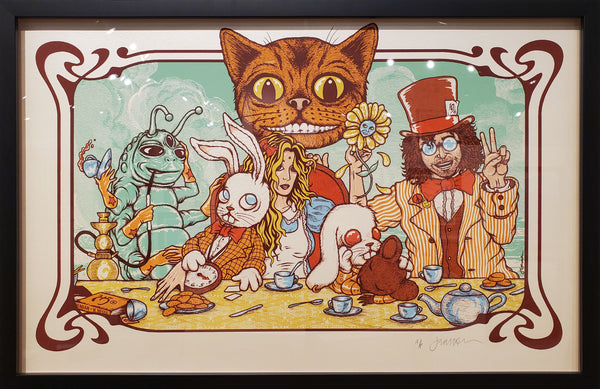 Welcome To Wonderland on opal stardream - FRAMED