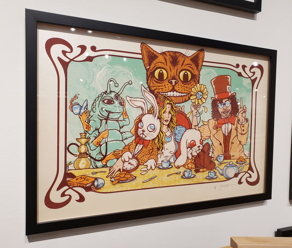 Welcome To Wonderland on opal stardream - FRAMED