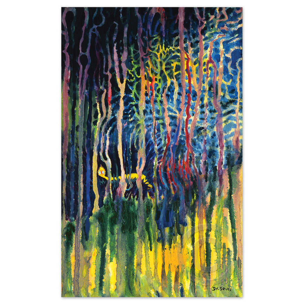 Worm Burning Bright in the Forest in the Night
