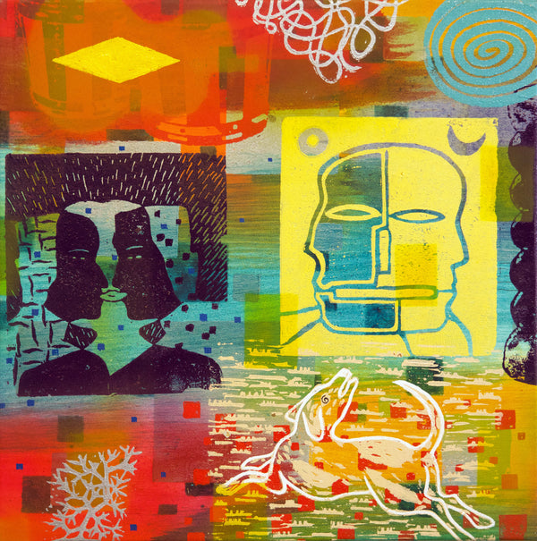 Yellow Diamond with Hound