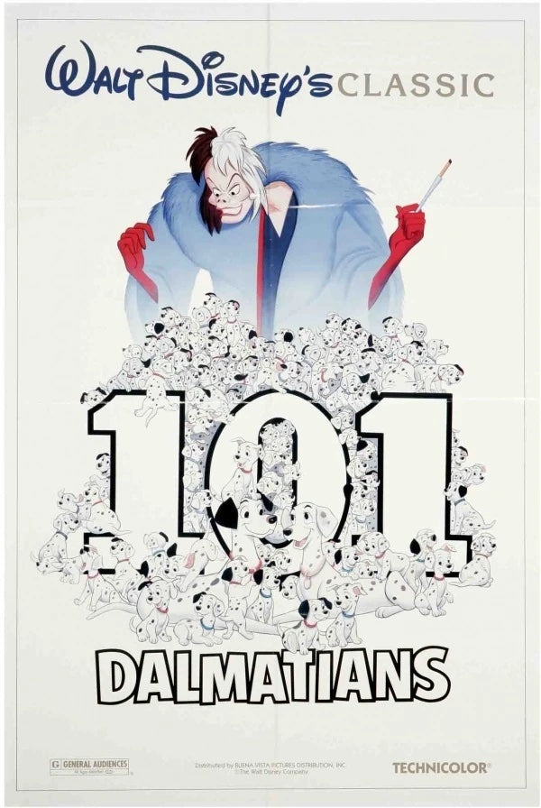 101 Dalmatians Re-Release Poster