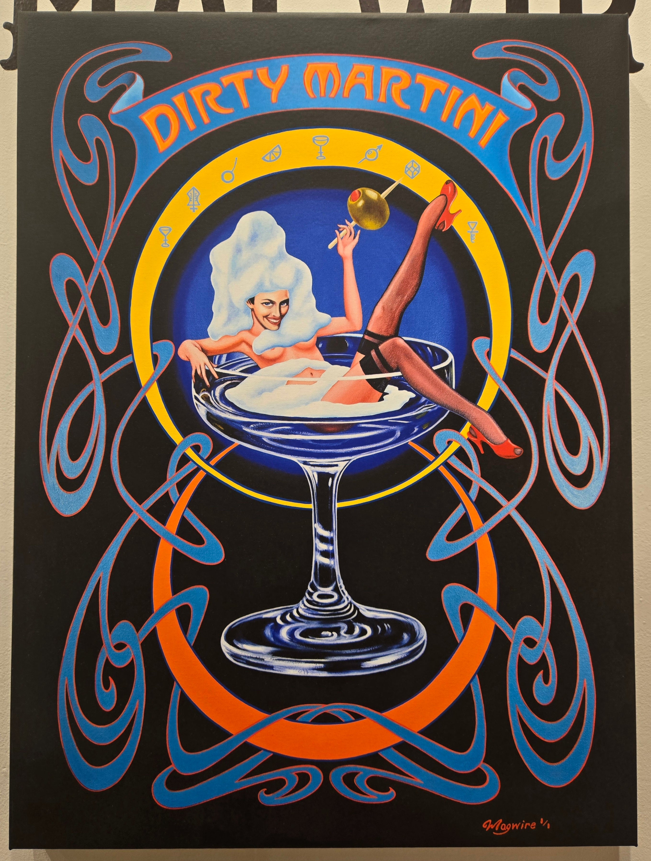 Dirty Martini- Uniquely Embellished 1/1