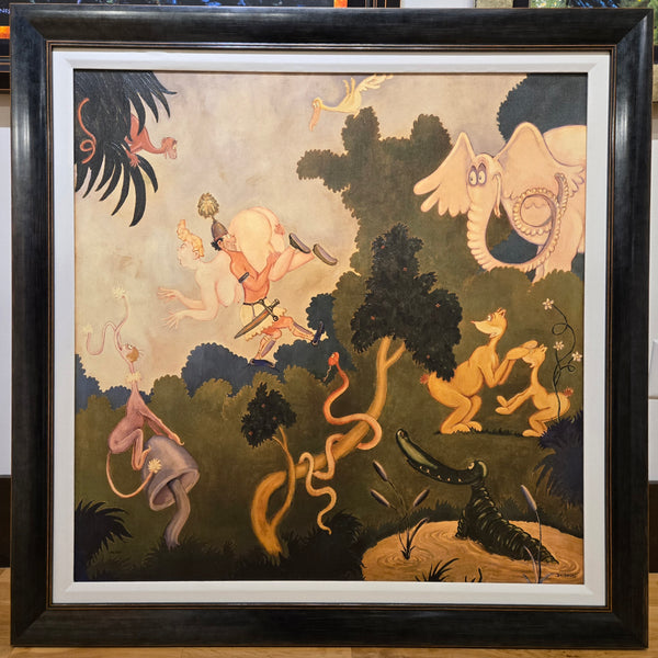 Abduction Of The Sabine Woman - Parlor Edition 692/850 - Framed