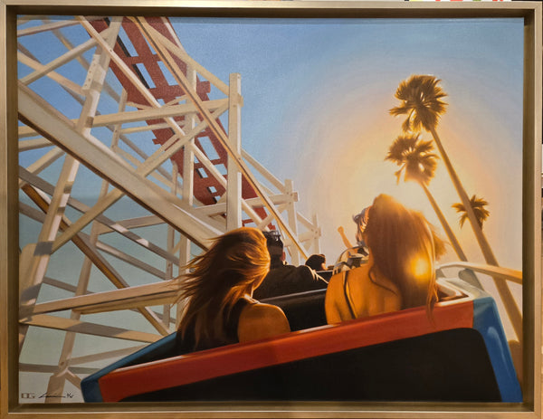 Giant Dipper, Santa Cruz Boardwalk 3/25 - Framed