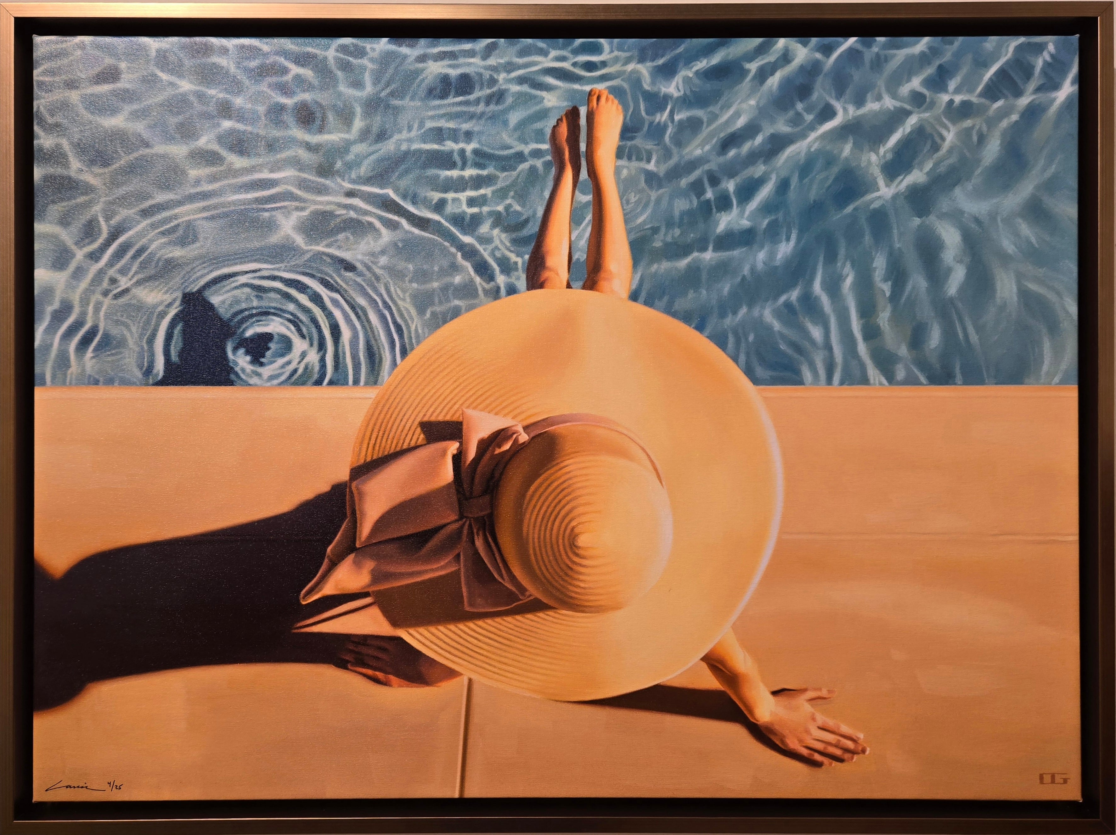Poolside 4/25 - Framed