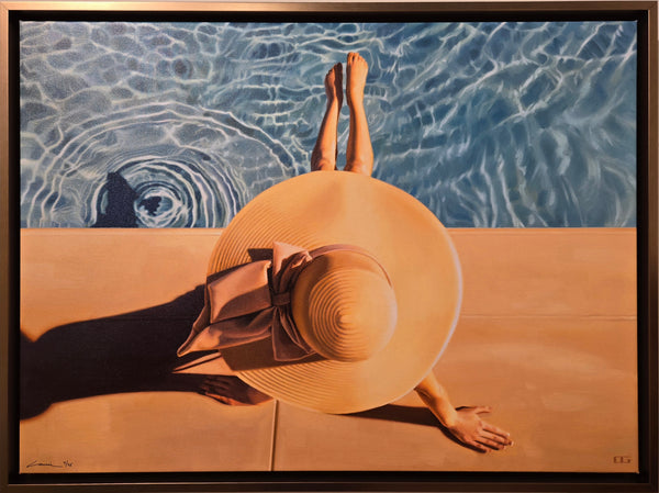 Poolside 4/25 - Framed