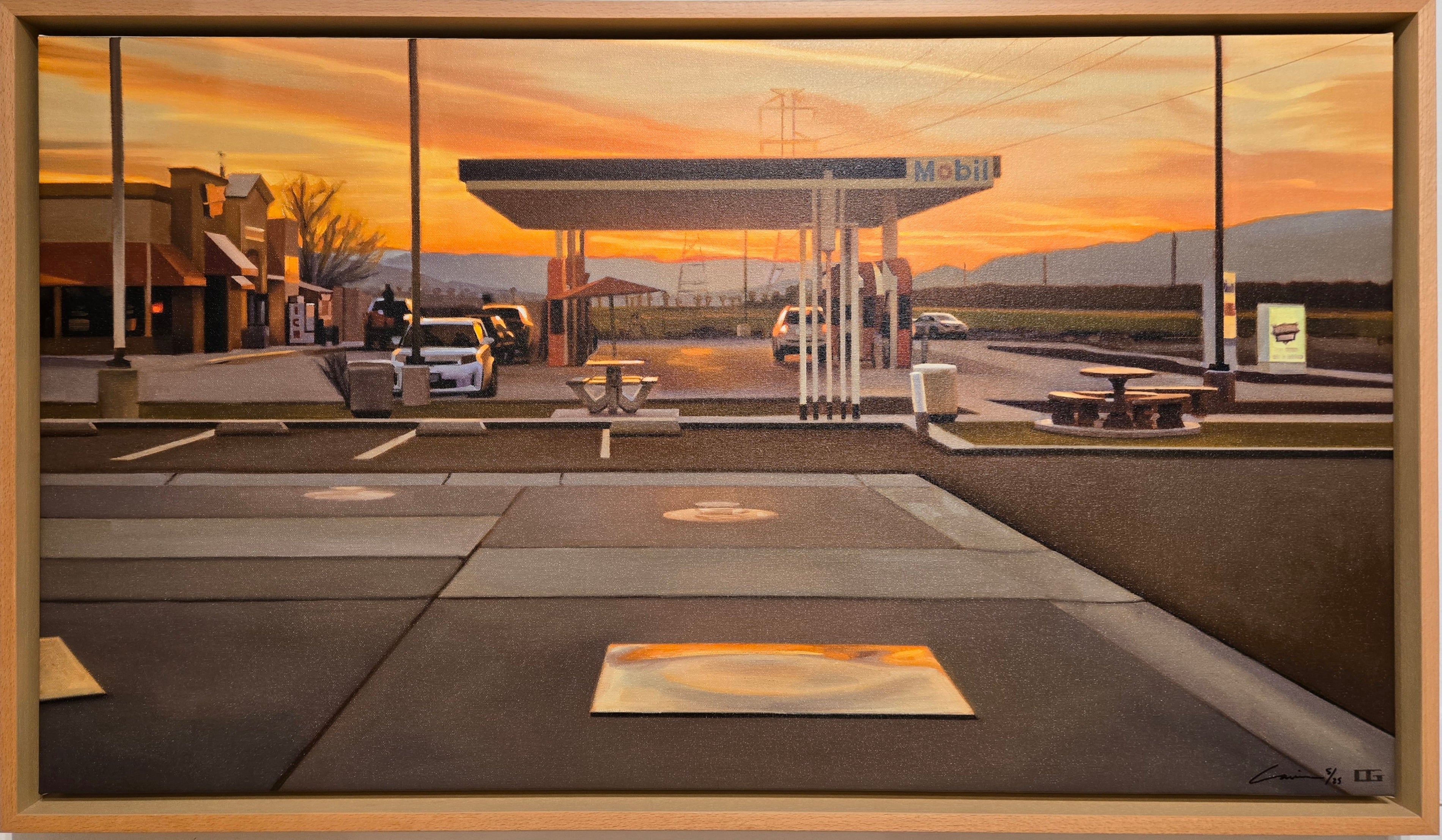 Mobil Station, Central California  5/25 - Framed