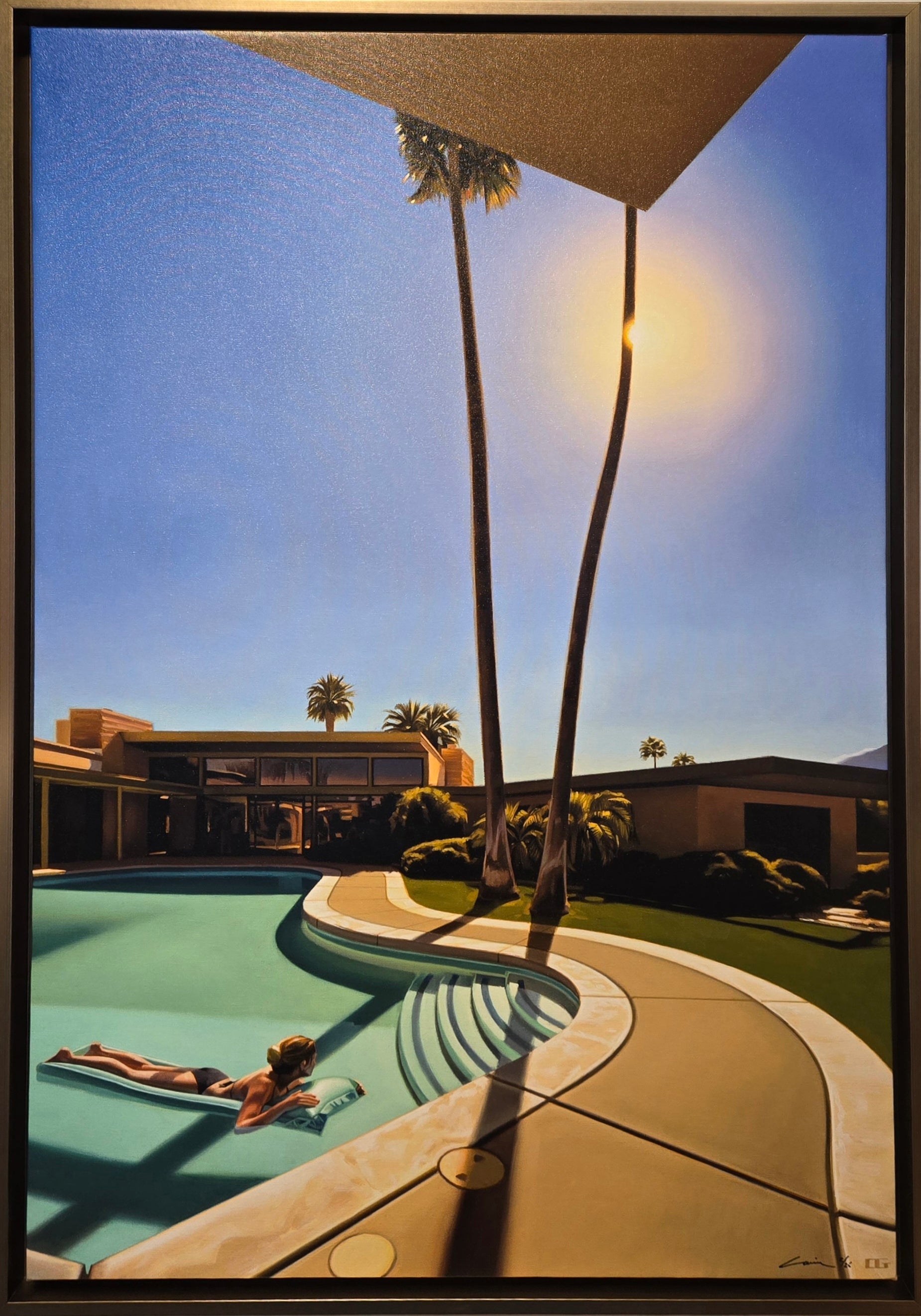 Twin Palms 2/25 - Framed