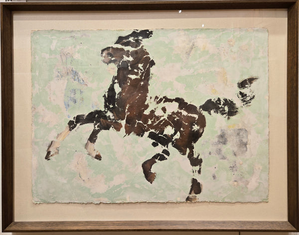 Whistle Jacket Study - Rearing Horse - Framed