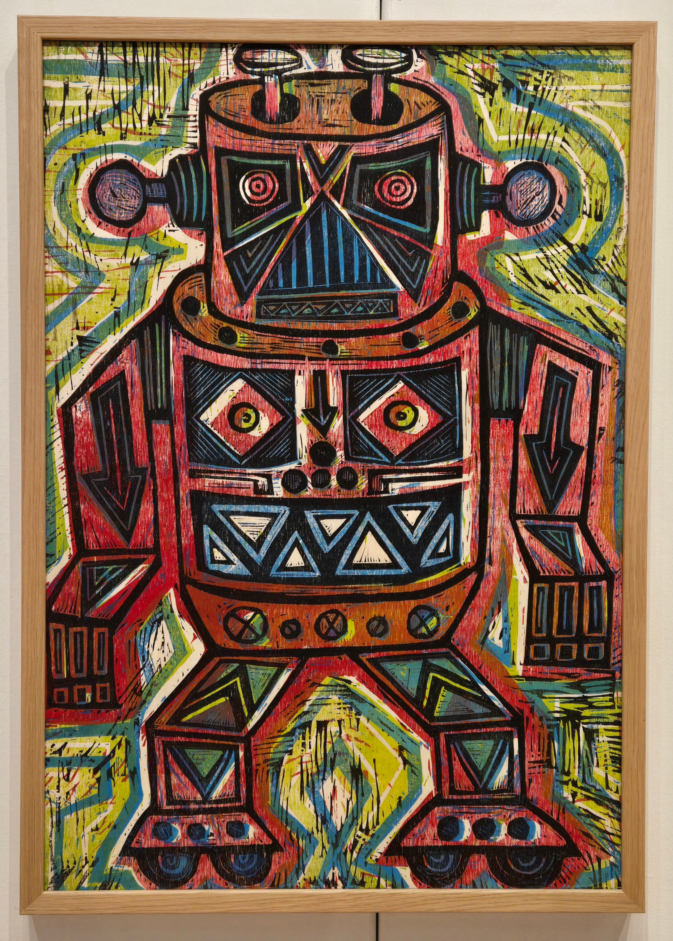 Watermelon Robot - Framed