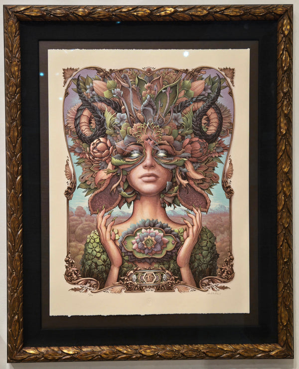 Spring Eternal + A Single Moment (serene) - Triptych - Framed