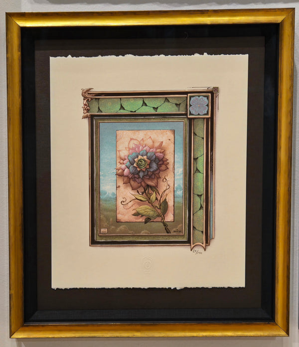 Spring Eternal + A Single Moment (serene) - Triptych - Framed