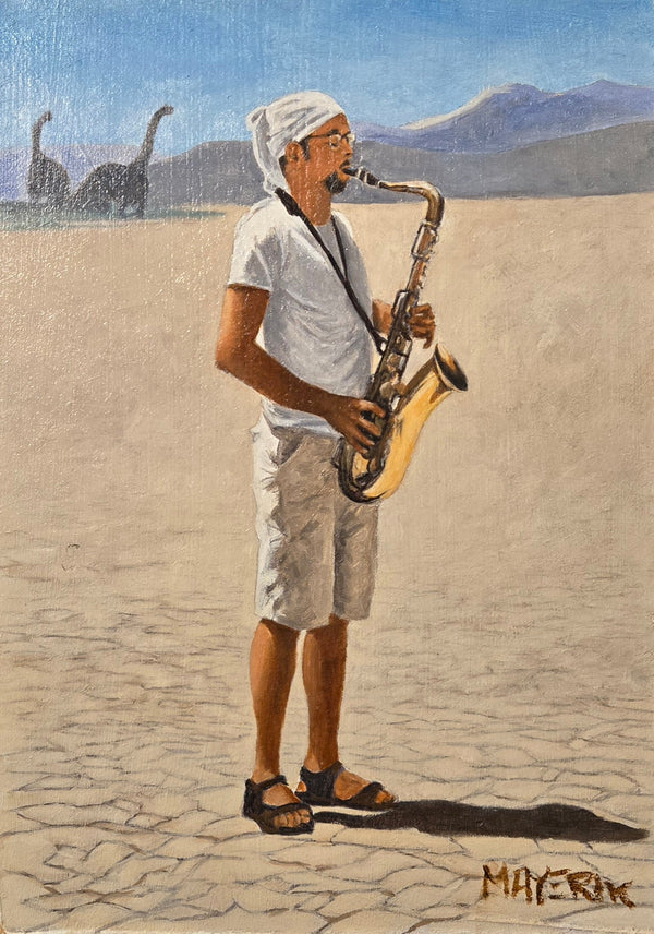 Sax Man In a Wasteland