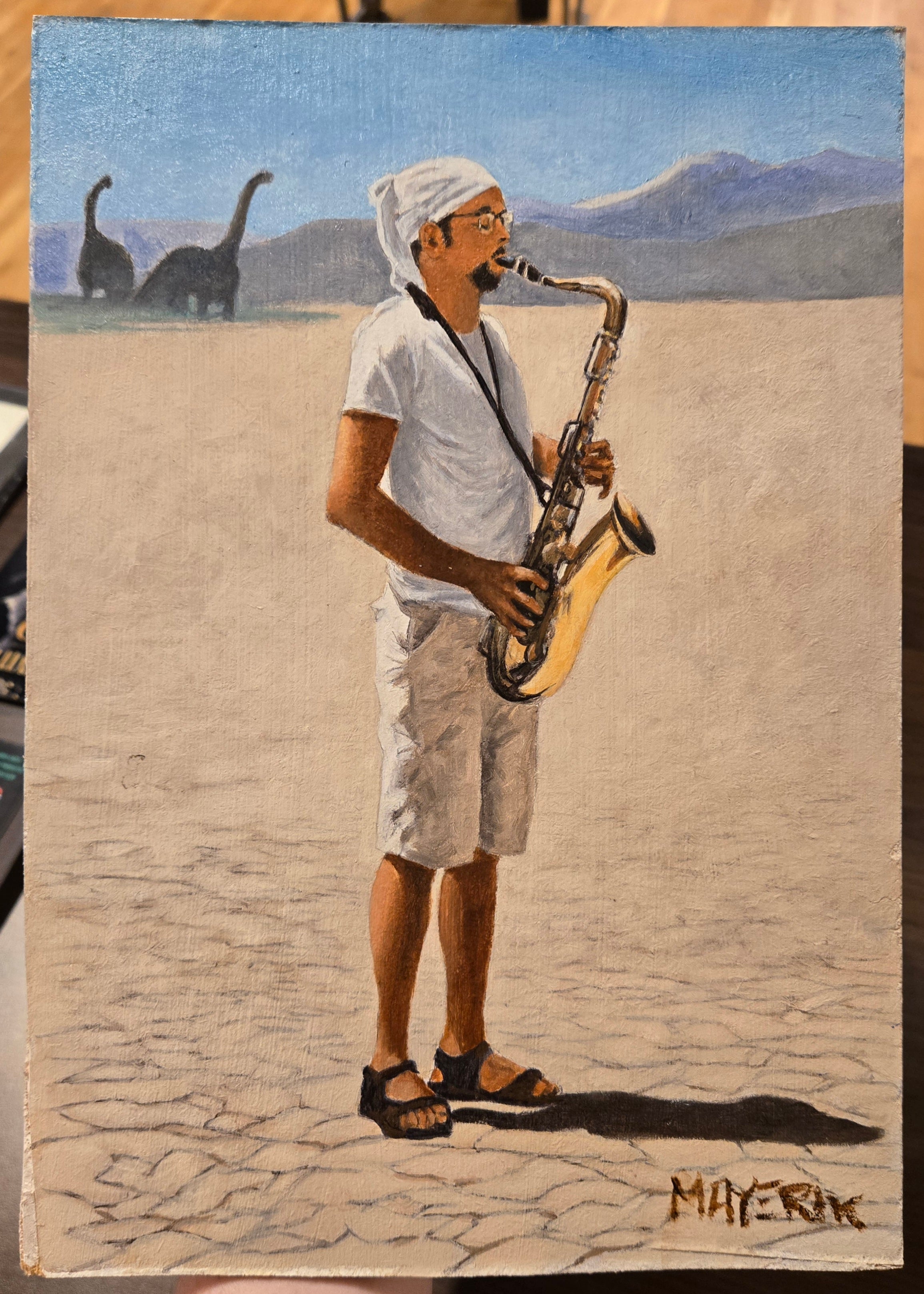 Sax Man In a Wasteland