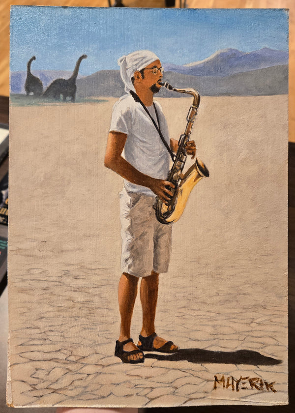 Sax Man In a Wasteland