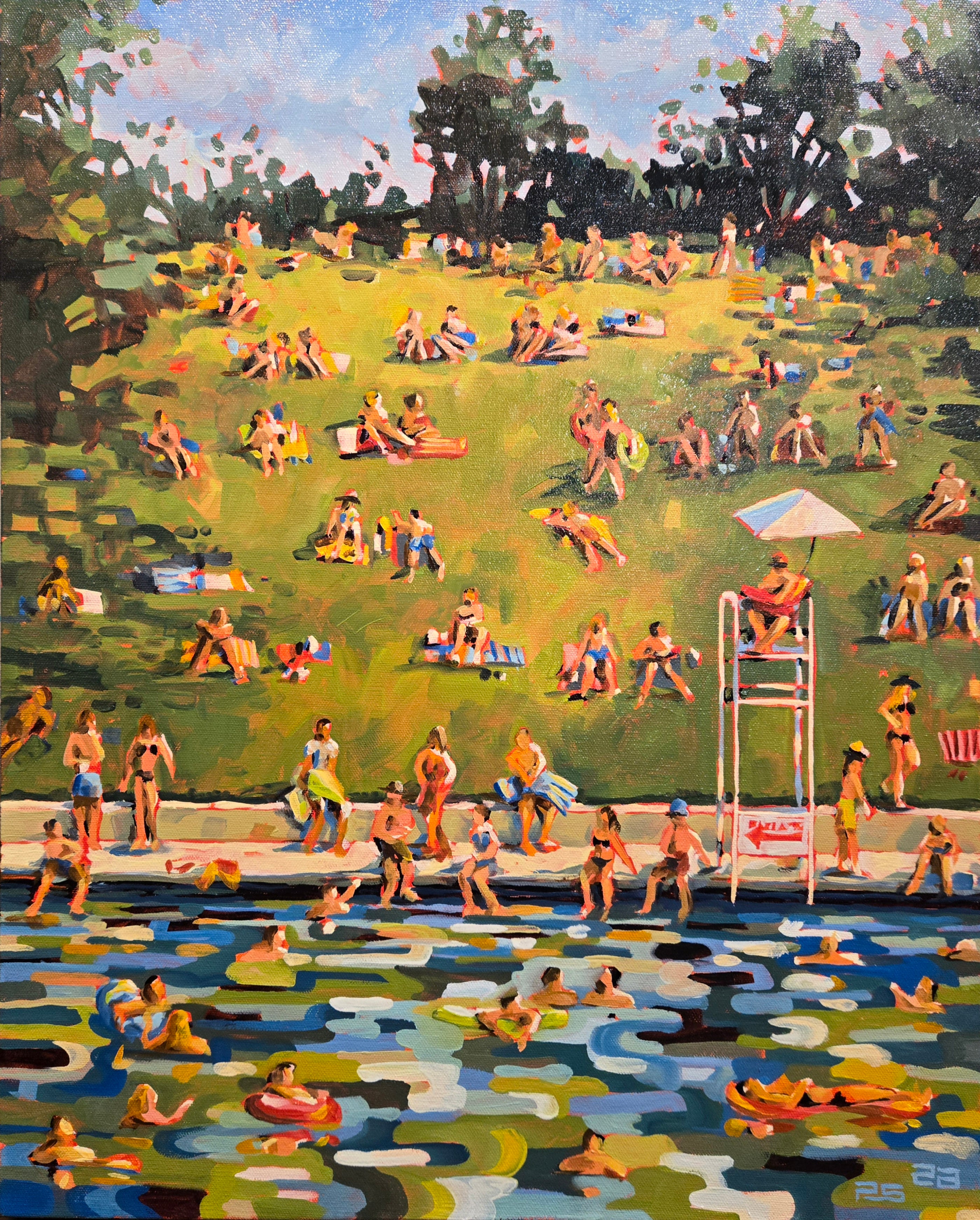 Barton Springs in Heat of the Day