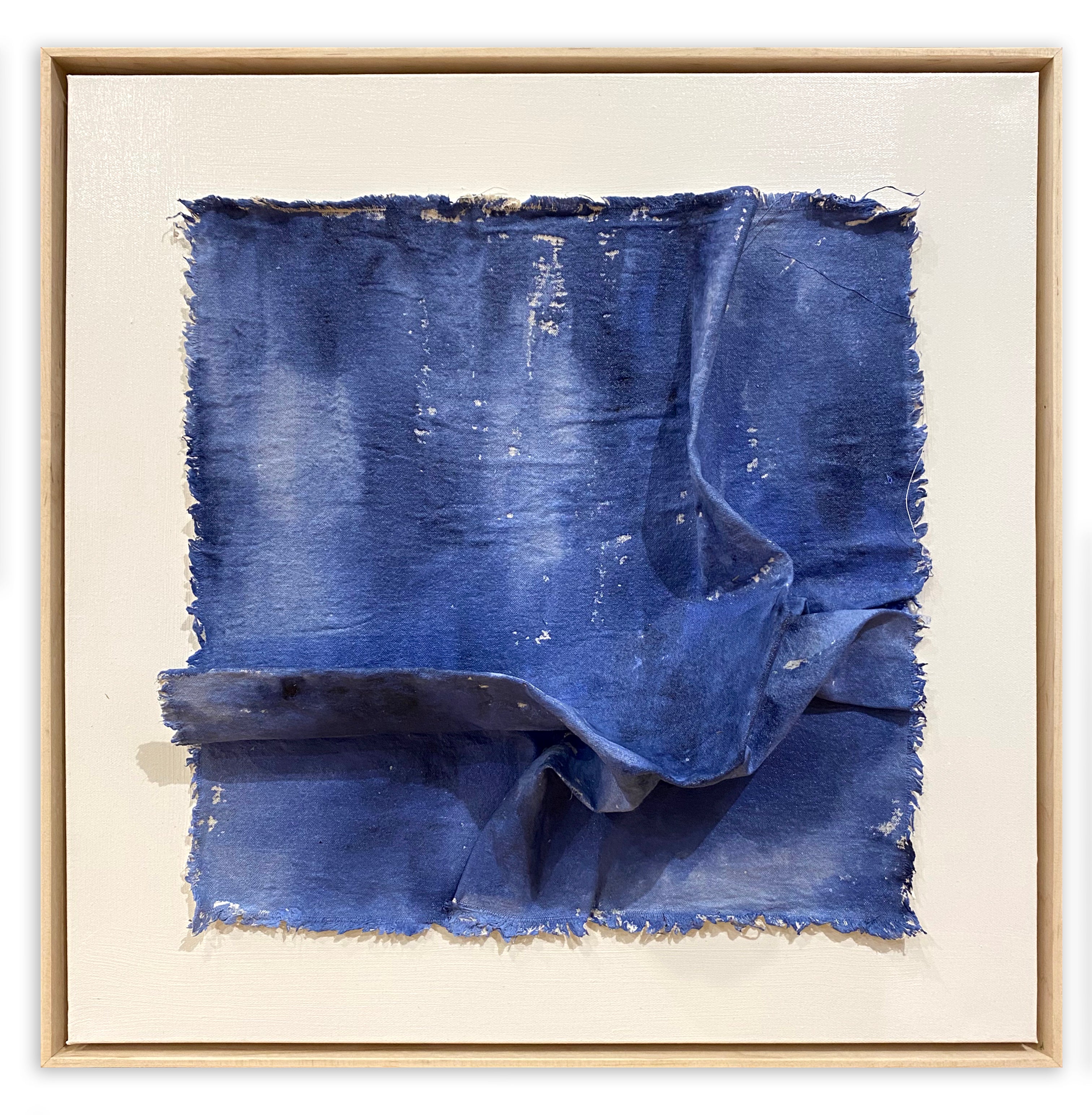 Canvas Sculpture Prussian Blue