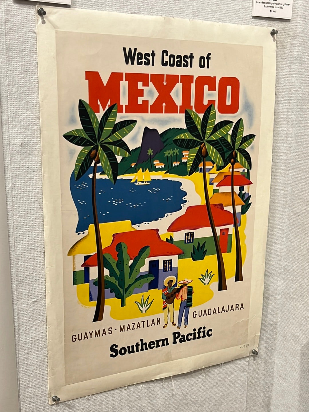 Mexico - West Coast travel poster