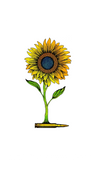 Wild Sunflower - Triptych