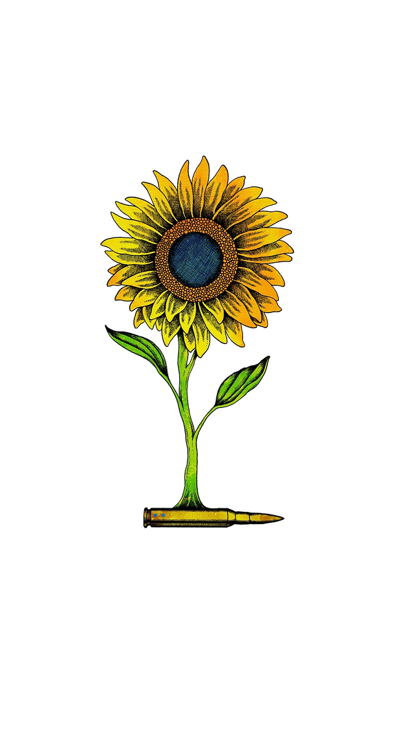 Wild Sunflower - Triptych