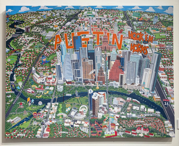 Austin Map Hook'Em 1/1