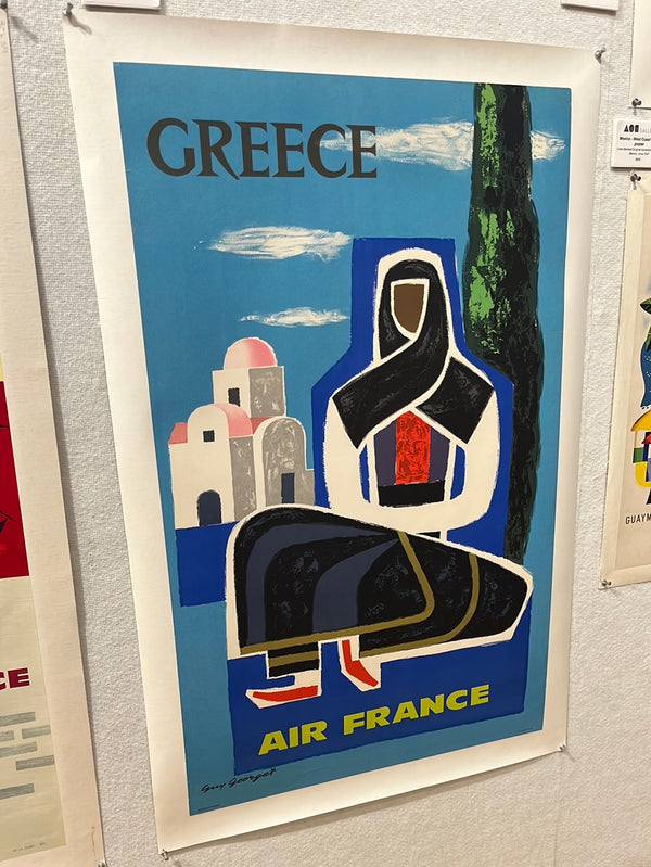 Greece - Air France travel poster
