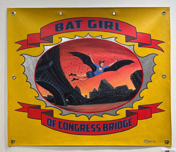 Bat Girl of Congress Bridge Original