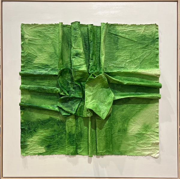 Canvas Sculpture Large Green