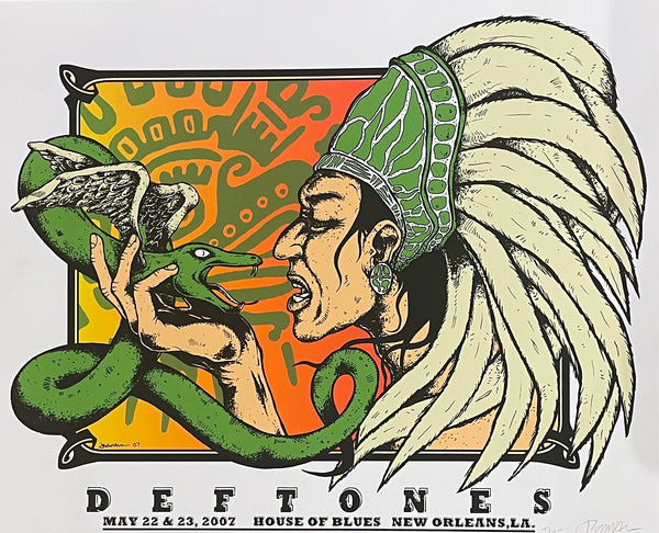 Deftones- House of Blues, New Orleans- 5.22-23.2007  TEST print!